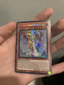 Yugioh Saffira, Dragon Queen of the Voiceless Voice MP25-EN053 1st Ed PSR NM - Image 1