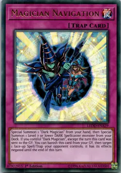 Yugioh Magician Navigation LEDD-ENA29 1st Edition Ultra Rare NM - Image 1
