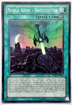 AP03-EN010 Noble Arms - Arfeudutyr - Super Rare UNL Lightly Played YuGiOh Card - Image 1