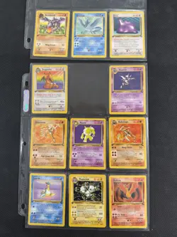 Pokemon Cards 1st Ed Fossil Incomplete C/UC Master Set Missing Gengar 20/62 - Image 1