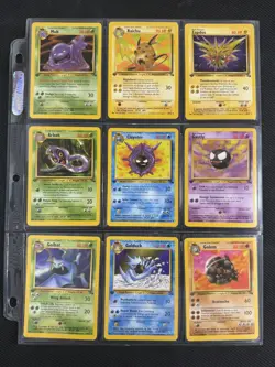 Pokemon Cards 1st Ed Fossil Incomplete C/UC Master Set Missing Gengar 20/62 - Image 3