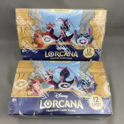 2x Disney Lorcana Into the Inklands Booster Box Trading Card Game Factory Sealed - Image 1
