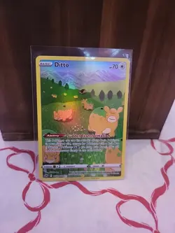 Pokemon TCG Ditto Crown Zenith Galarian Gallery Holo Ultra Rare Card GG22/GG70 - Image 1