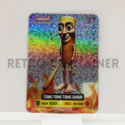 LAMINCARD ITALIAN BRAINROT DIRAMIX Cards 2025 - HOLO 161 Tung Tung Tung Sahur - Image 1