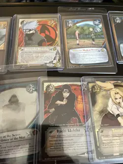 Naruto Shonen Jump CCG 9 Card Holo Lot - Naruto, Kakashi, Tsunade, Etc. LP/PL - Image 3