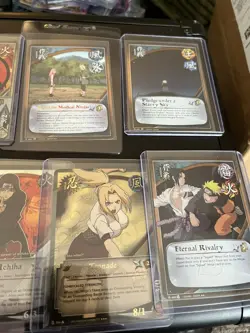 Naruto Shonen Jump CCG 9 Card Holo Lot - Naruto, Kakashi, Tsunade, Etc. LP/PL - Image 4