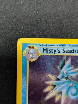 Pokemon TCG Misty's Seadra 1st Edition Holo Card 009/132 Gym Heroes - Image 3
