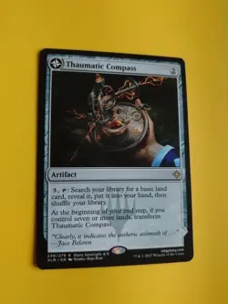 Thaumatic Compass. Ixalan rare artifact Magic the Gathering Card. - Image 2