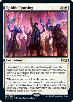 MTG - Rabble Rousing - Foil, Streets of New Capenna - Image 1