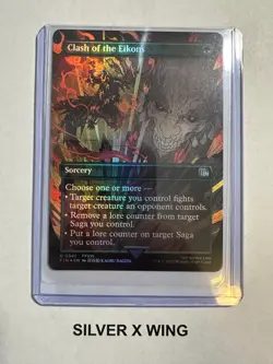 Clash of the Eikons Borderless Foil x1, Magic the Gathering, Final Fantasy, NM - Image 1