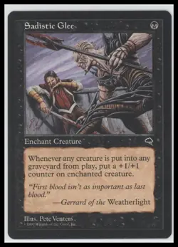 😈 MTG Sadistic Glee - Tempest - Common (Regular) - Image 1