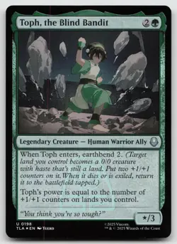 Toph, the Blind Bandit U Foil Avatar: The Last Airbender 198 NM - Image 1
