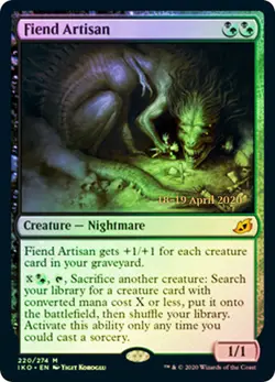 MTG - Fiend Artisan - Foil - Prerelease Promo, Ikoria: Lair of Behemoths - Image 1