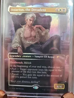 Astarion, the Decadent (Rainbow Foil) Secret Lair Drop MTG Near Mint - Image 1