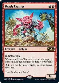 MTG - Brash Taunter, Core Set 2021 - Image 1