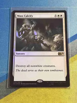 Magic the Gathering MTG M15 MASS CALCIFY Foil - Image 1