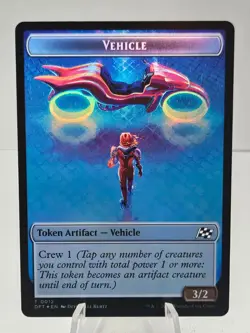 Vehicle 12 / Pilot 1 - Token - Foil - DFT - NM - MTG Magic the Gathering - Image 2