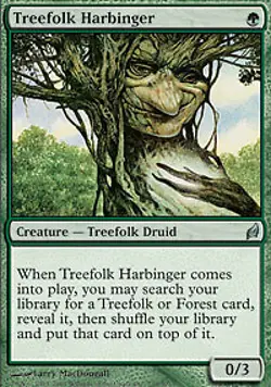 MTG - Treefolk Harbinger - Foil Lorwyn - Image 1