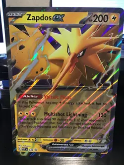Zapdos ex 049 Jumbo Pokemon Black Star Promo - Image 1