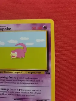 Pokemon: Slowpoke 55/62 And Slowbro 43/62 1st Edition Fossil Non-holo - NM -I136 - Image 5