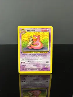 Slowbro 43/62 Pokemon Fossil 1st Edition Uncommon LP - Image 1