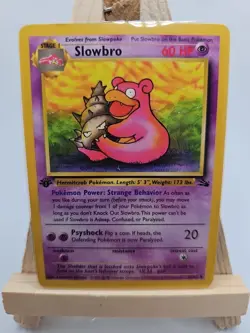 Pokemon Slowbro 1st Edition Fossil 43/62 LP - Image 1