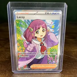 Lacey - Full Art Trainer - Stellar Crown - 166/142 Pokemon TCG - Image 1