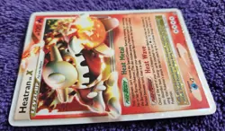 Heatran LV.X 97/100 Stormfront Holo Rare Pokemon *NICE* - Image 2