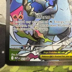 Pokemon TCG - Mega Charizard X EX 023 Mega Evolution Promo Holo - NEAR MINT - Image 4