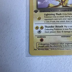 Dark Jolteon 1st edition Team Rocket 38/82 WOTC vintage Pokemon - Image 3