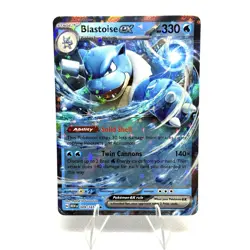 Pokemon TCG Blastoise EX 009/165 Set 151 Double Rare English NM - Image 1
