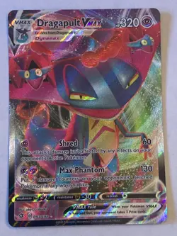 Pokemon TCG Dragapult VMAX - Rebel Clash - 93/192 - NM - Image 1