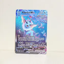 Pokemon Vaporeon Vmax Jumbo Promo SWSH182 Near Mint ITA Italiano - Image 1