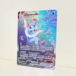Pokemon Vaporeon Vmax Jumbo Promo SWSH182 Near Mint ITA Italiano - Image 2