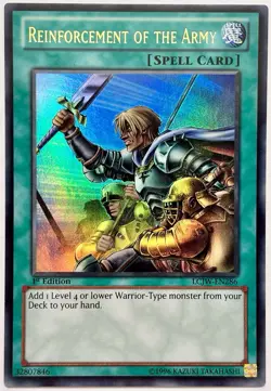 LCJW-EN286 Reinforcement of the Army - Ultra Rare 1st Edition Near Mint YuGiOh - Image 1