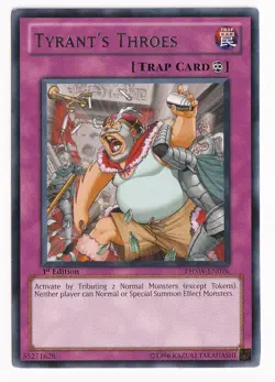 Yu-Gi-Oh! Tyrant's Throes PHSW-EN076 1st Edition Rare NM - Image 1