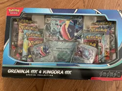 Pokemon Trading Card Game Greninja ex and Kingdra ex Special Collection Box - Image 1