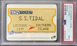 2003 Pokemon e Card Promo SS Tidal EON Ticket PSA 9 - Image 1