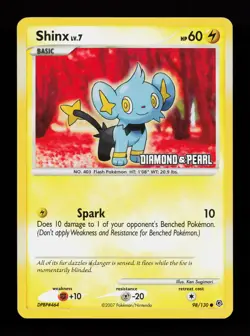 Shinx 98/130 Promo Burger King Promos Reverse Holo Pokemon Card - Image 1