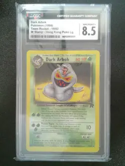 CGC 9 MINT Dark Arbok Team Rocket 1st Edition 19/82 Pokemon Card - Image 1