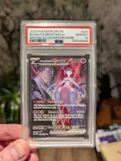 Pokemon Team Rocket's Mewtwo EX Destined Rivals Card 231/182 PSA 10 - Image 1
