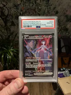 Pokemon Team Rocket's Mewtwo EX Destined Rivals Card 231/182 PSA 10 - Image 2