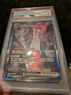 Pokemon Team Rocket's Mewtwo EX Destined Rivals Card 231/182 PSA 10 - Image 3