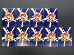 (LP) Gym leader 8 types & Team Rocket’s set old back swirl Card #2506040016 - Image 3