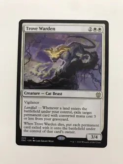 Trove Warden MTG Magic the Gathering Card NM Near Mint ZNC - Image 1