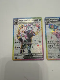 Umbreon & Espeon ex Prismatic Evolutions Premium Collection 175/176 PROMO CARDS - Image 2