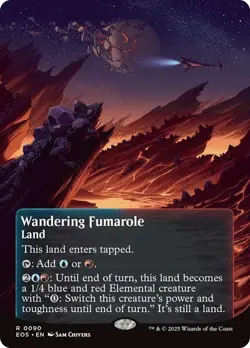MTG - Wandering Fumarole - Stellar Sights - Edge of Eternities - Magic - Image 1