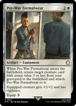 MTG - Pre-War Formalwear - Fallout - Magic the Gathering - Image 1