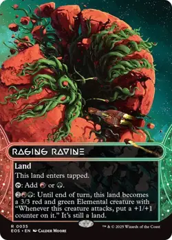 MTG - Raging Ravine - Stellar Sights - Edge of Eternities - Magic the Gathering - Image 1