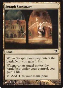 Seraph Sanctuary C AVR Avacyn Restored Land 228 LP-NM - Image 1